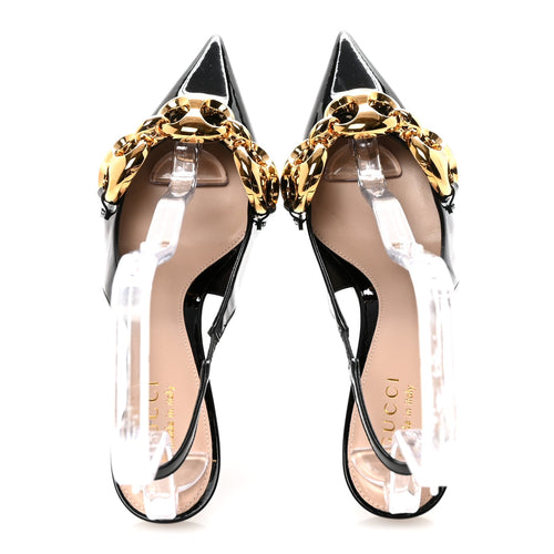 PRADA SLINGBACK PUMPS BLACK