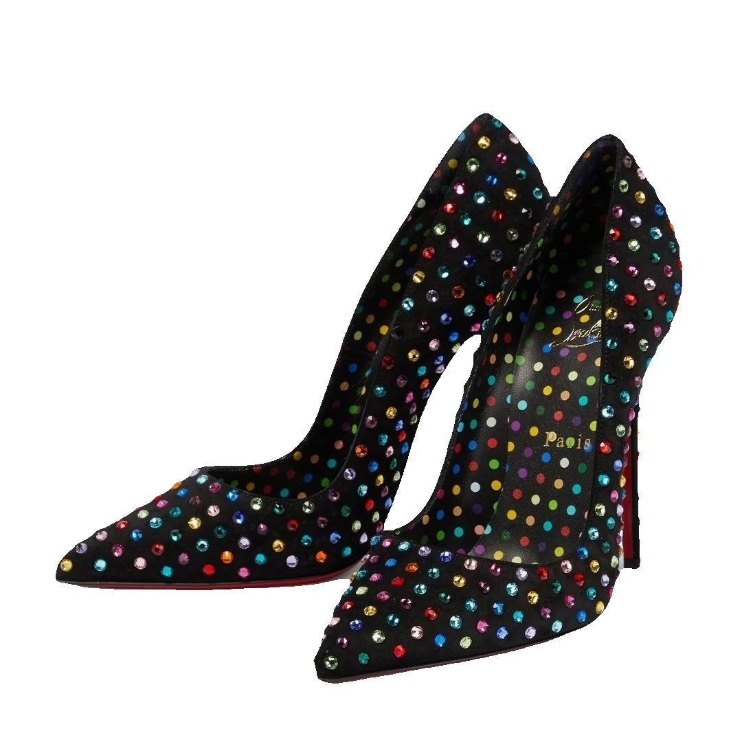Christian Louboutin Suede So Kate 120 Pump - Multicolor