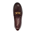 Valentino Garavani Vlogo Signature Buffalo Loafer - Burgundy