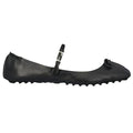Fendi FF-Logo Buckle Bow Ballet Flats - Black