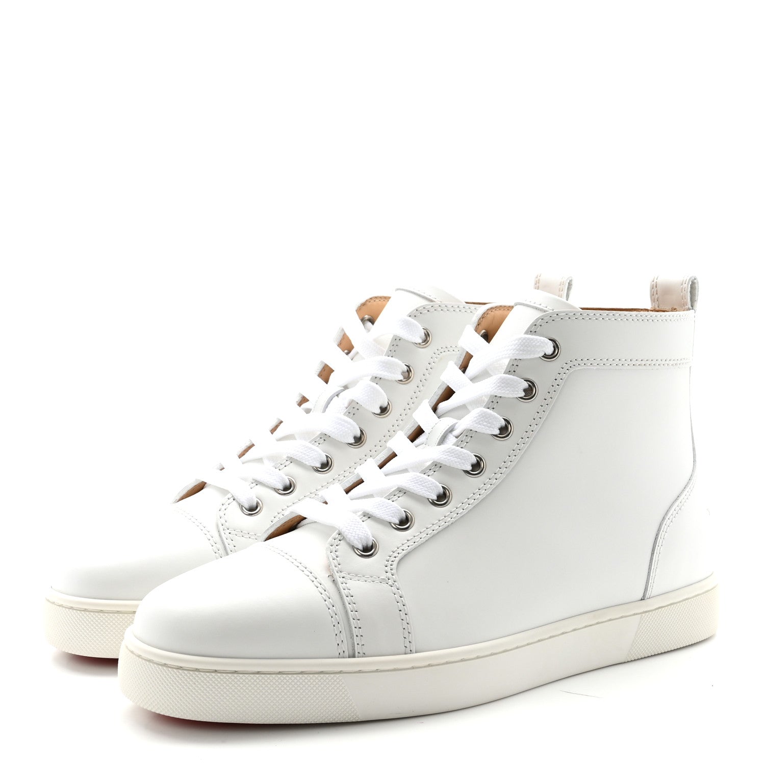 LOUIS VUITTON MONOGRAM CALFSKIN LOUS SNEAKERS WHITE & BLACK