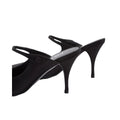 Prada Mules En Cuir - Black satin slingback (different model)