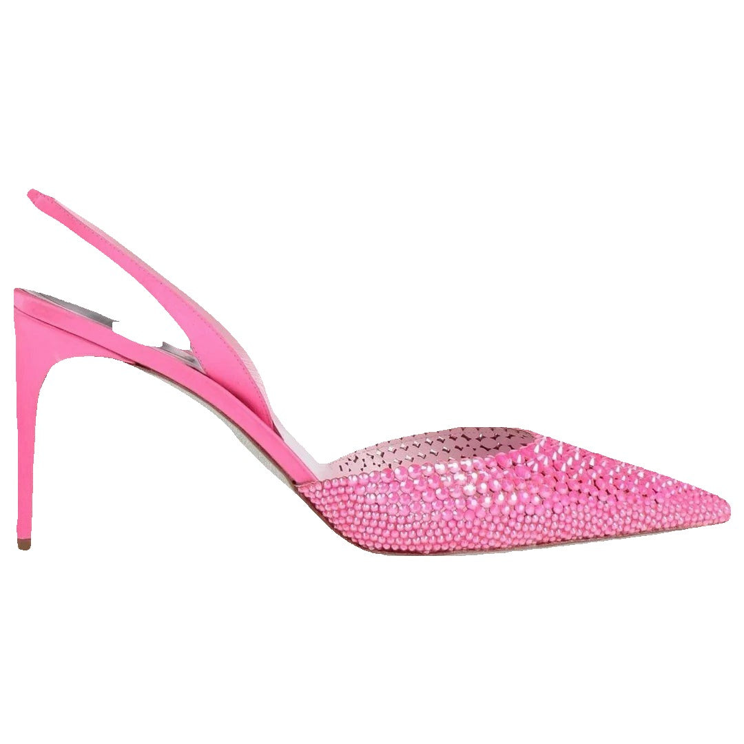 René Caovilla Ivory Pumps Textile Fibers PVC - Pink