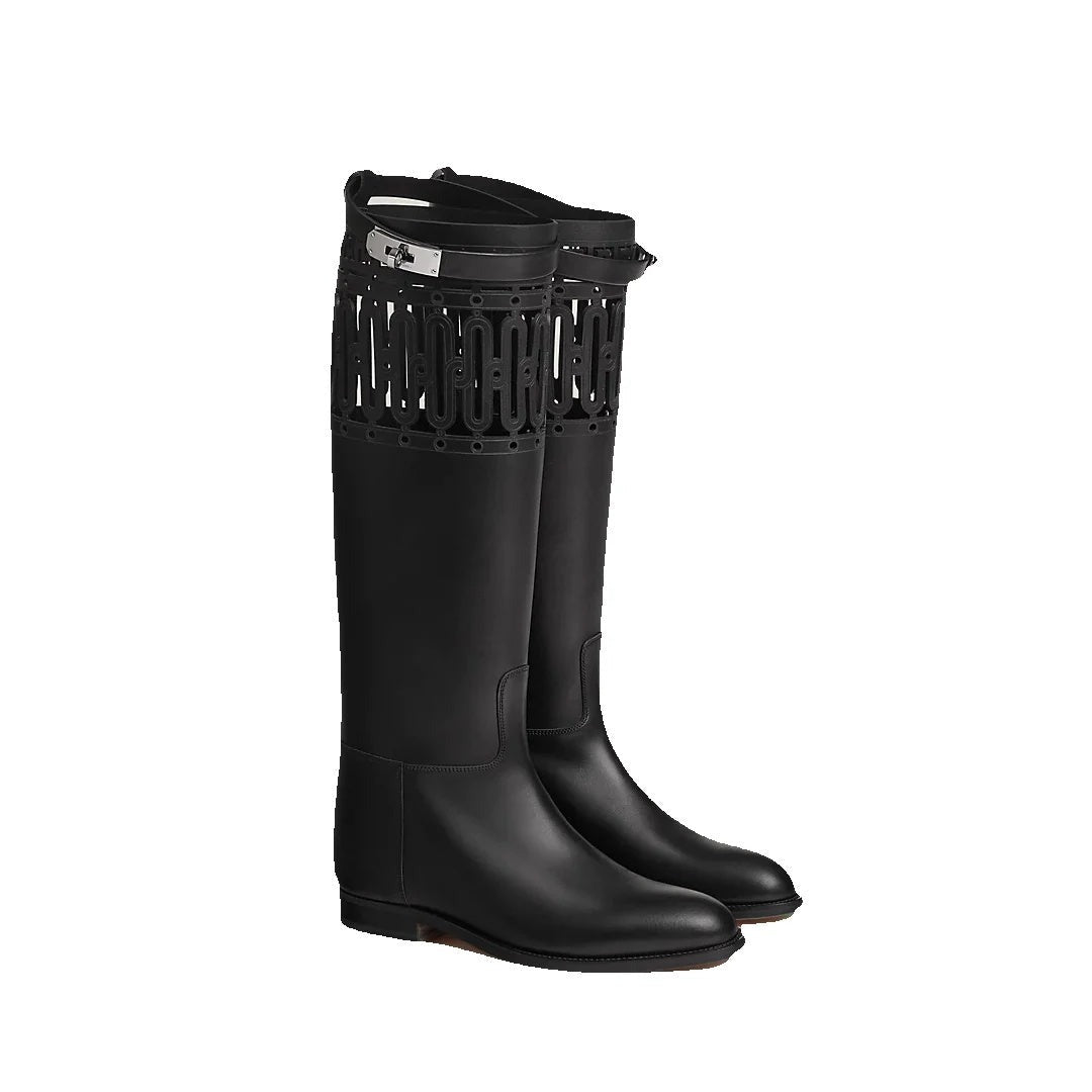 Hermès Lizy Boot - Black (different model - tall riding boot)