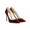 Jimmy Choo Romy Lace Heeled Pumps - Burgundy