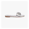 Fendi Nappa Baguette 60mm Slide Sandal Musk - Silver