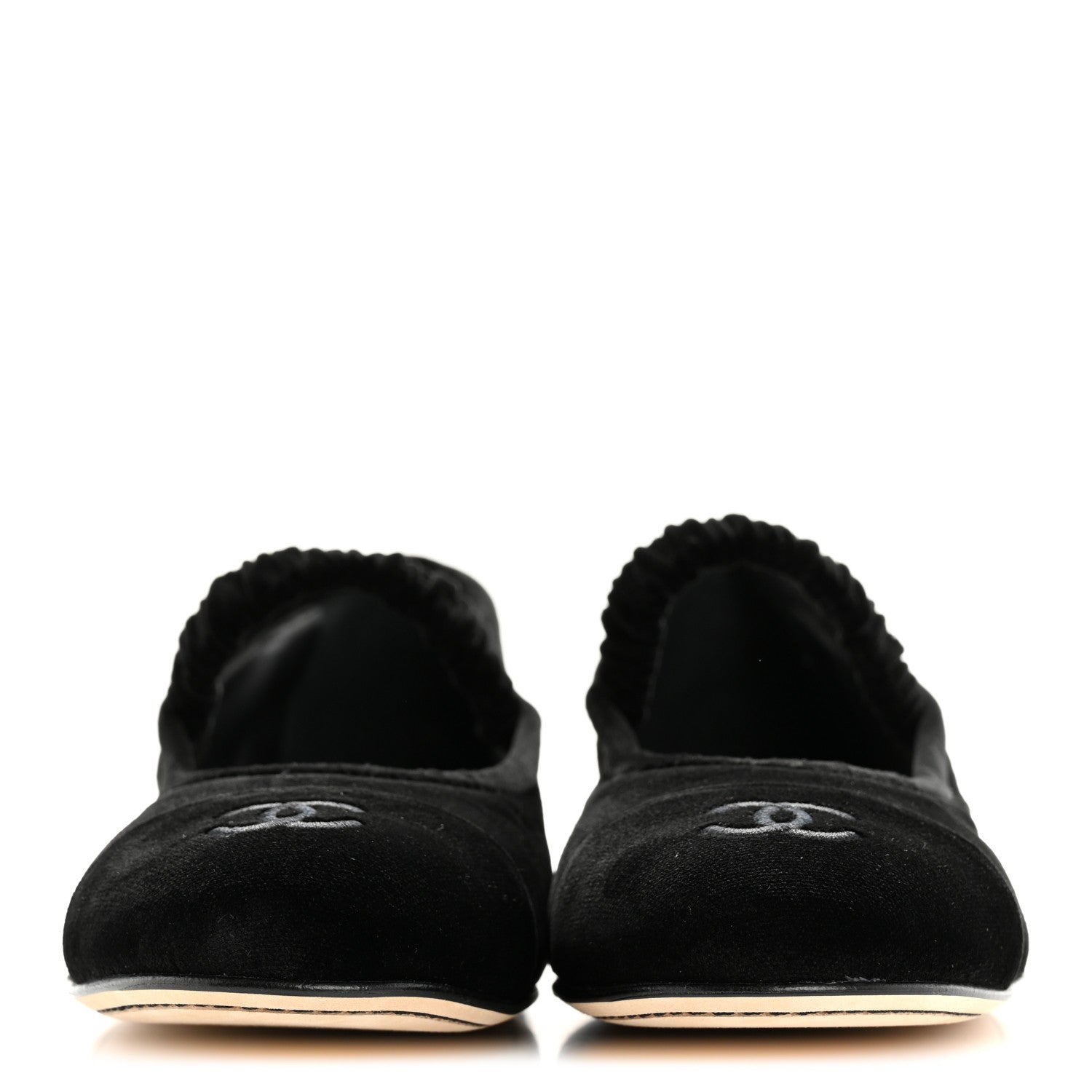 GIVENCHY SLICED SQUARE MARY JANE FLATS BLACK WITH STUDS