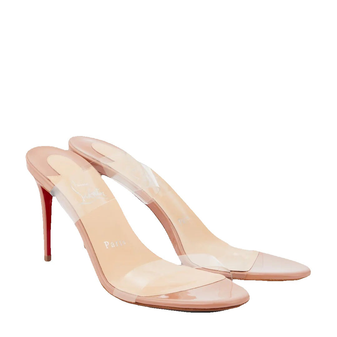 Christian Louboutin Just Nothing Alta Black - Nude