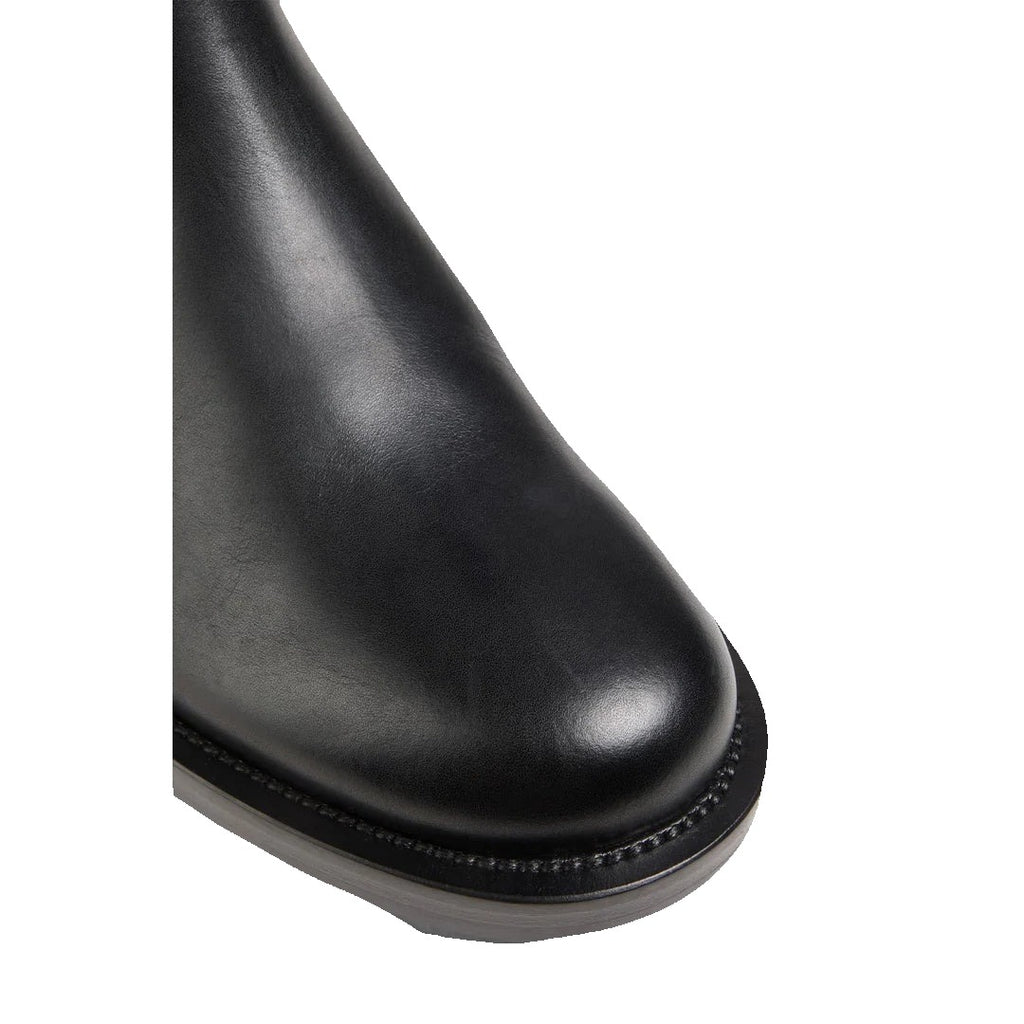 Valentino Garavani One Stud Leather Chelsea Boots - Black