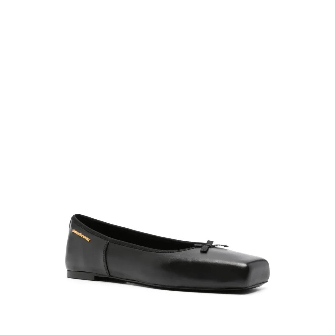 Alexander Wang Crystal Chain Trim Ballet Flats Black - Black (no crystal chain trim)