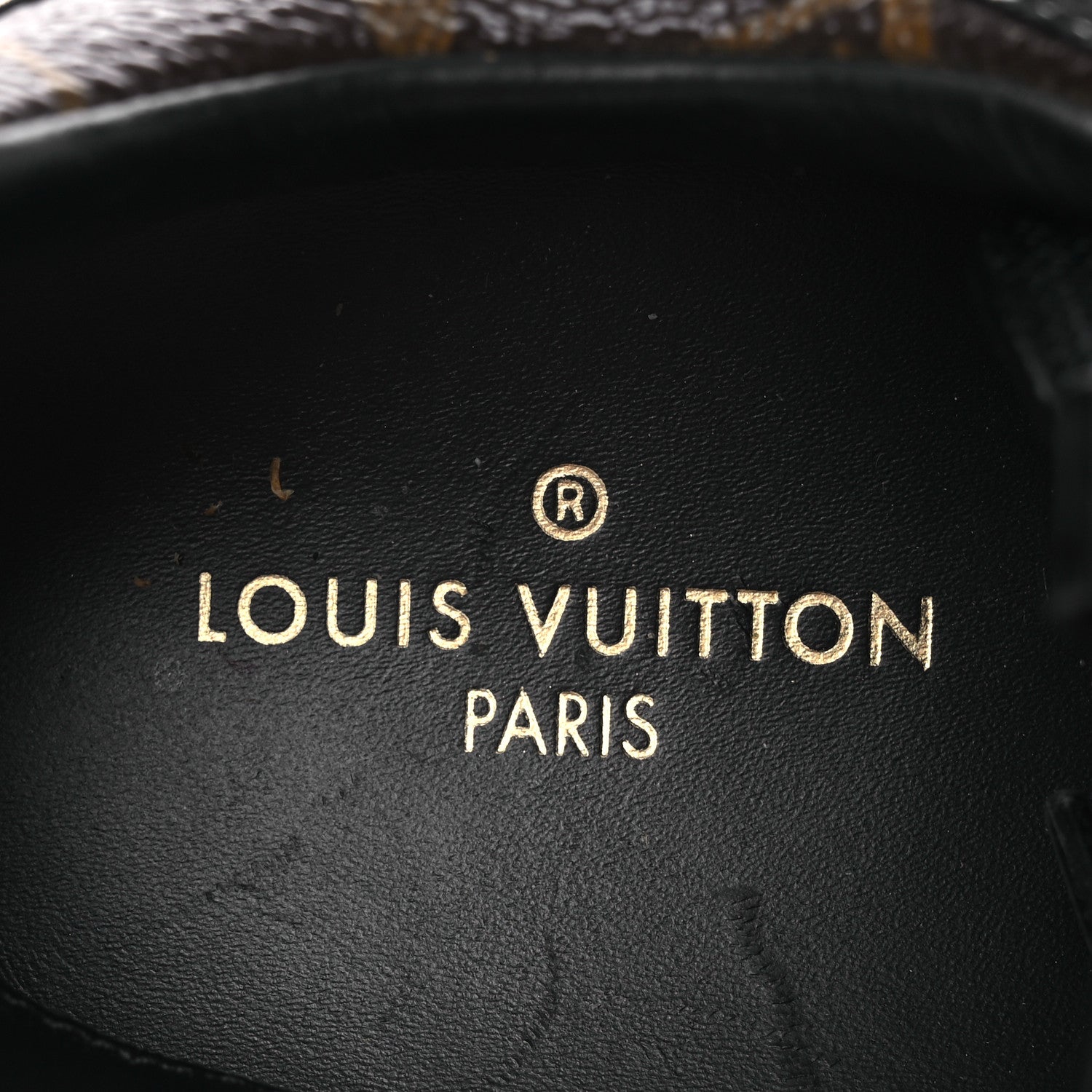 LOUIS VUITTON SUEDE MONOGRAM RUN AWAY SNEAKER BLACK