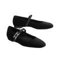 Hermès Jane Ballet Flat Beige - Black Velvet