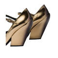 Prada Leather Pumps - Gold