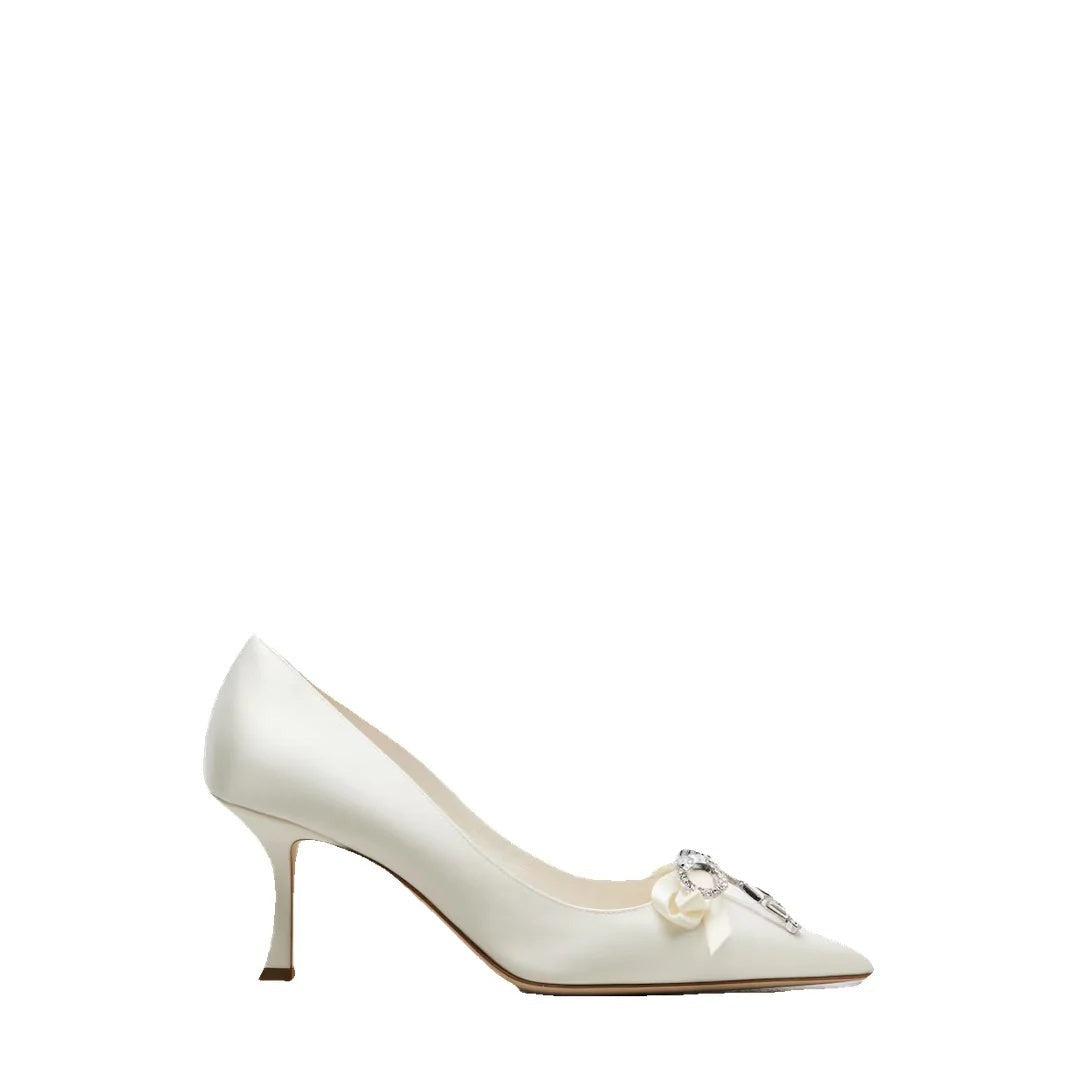 Jimmy Choo Auria 70 Pumps - White