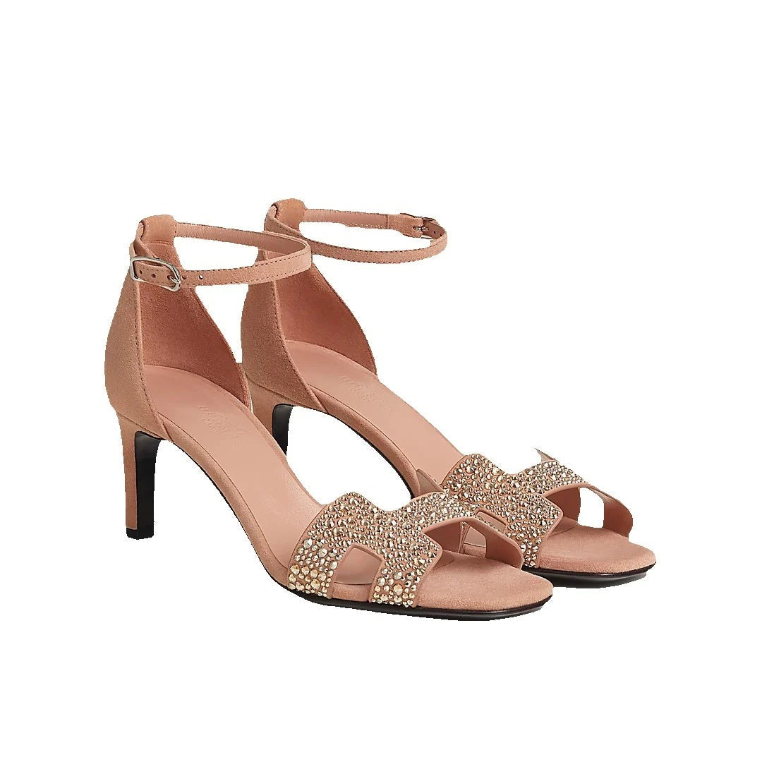 Hermès Magic 70 Sandal - Nude/Pink