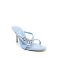 Alexander Wang Dome 85mm Leather Slide Black - Blue