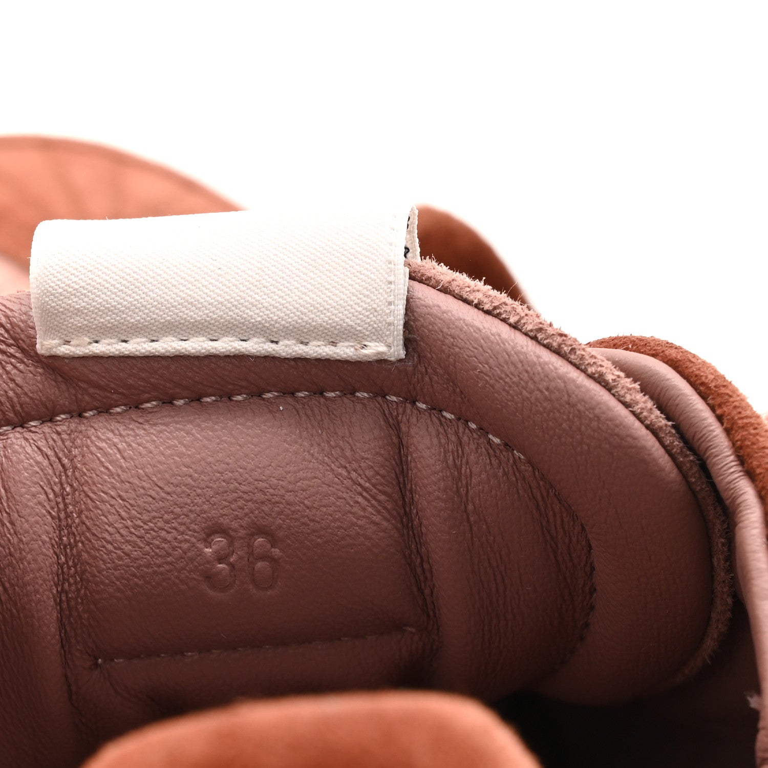 HERMES JET SNEAKER SUEDE ROSE ANTIQUE/ROUGE SEPIA