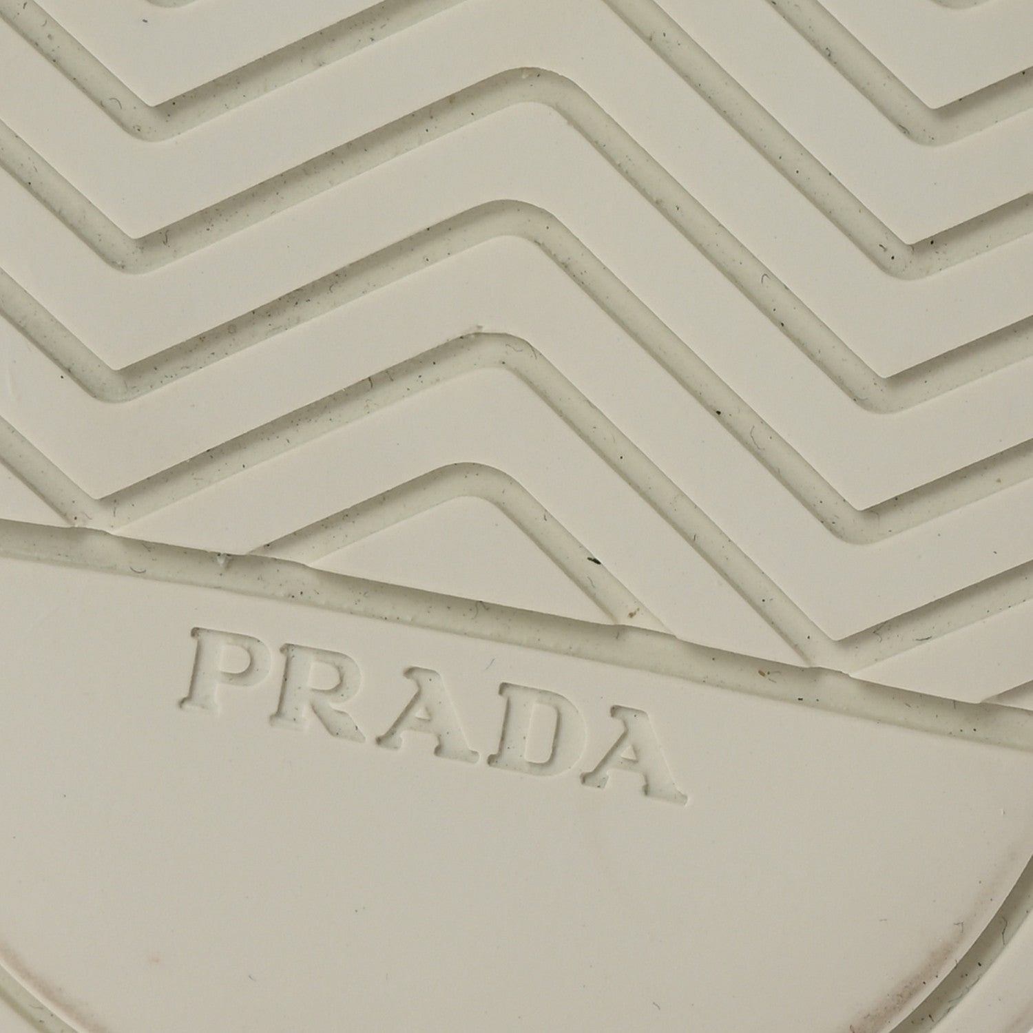PRADA RE-NYLON GABARDINE TRIANGLE LOGO DOUBLE WHEEL SNEAKERS WHITE