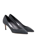 Jimmy Choo Romy 60 Black Suede Pumps - Gray