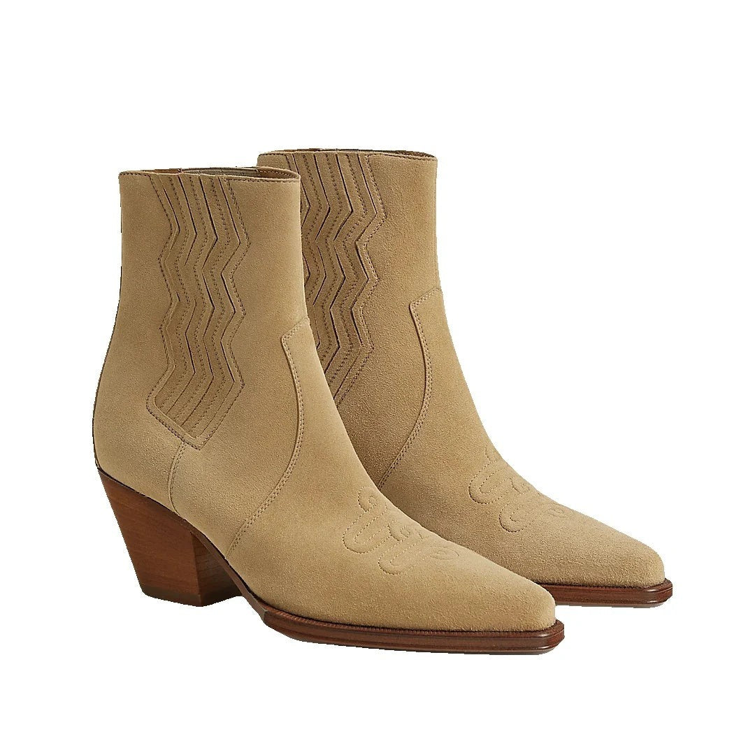 Hermès Vegas Ankle Boot - Beige/Sand