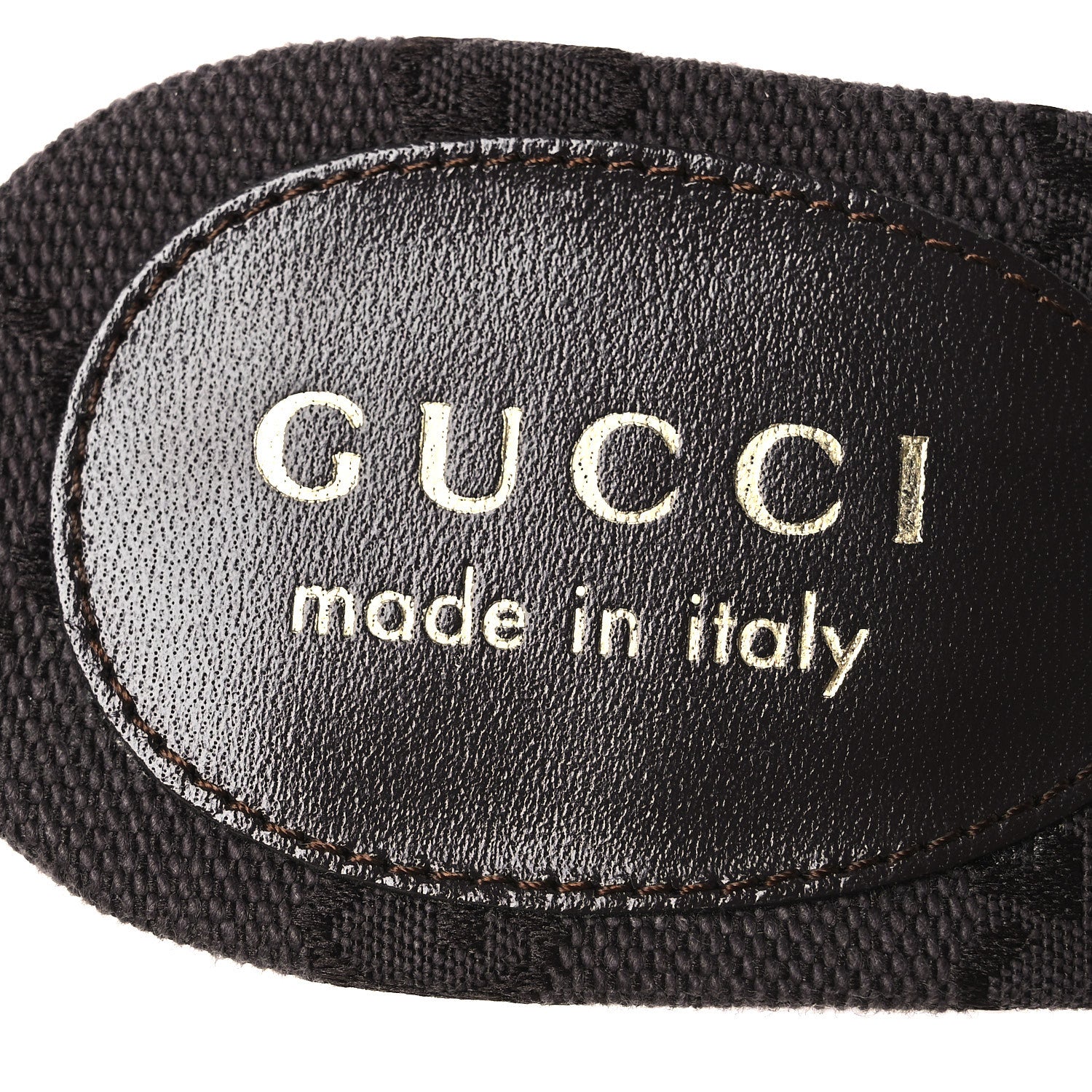 GUCCI HORSEBIT SLIDE SANDALS BROWN