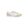 Celine Triomphe Nylon Suede Sneaker - White/Beige