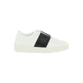 Valentino Garavani Rockstud Untitled Sneaker Tonal Studs - White/Black