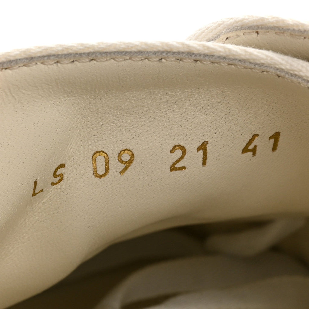 CHRISTIAN DIOR CANVAS OBLIQUE WALK'N'DIOR LOW TOP SNEAKER PALE GOLD