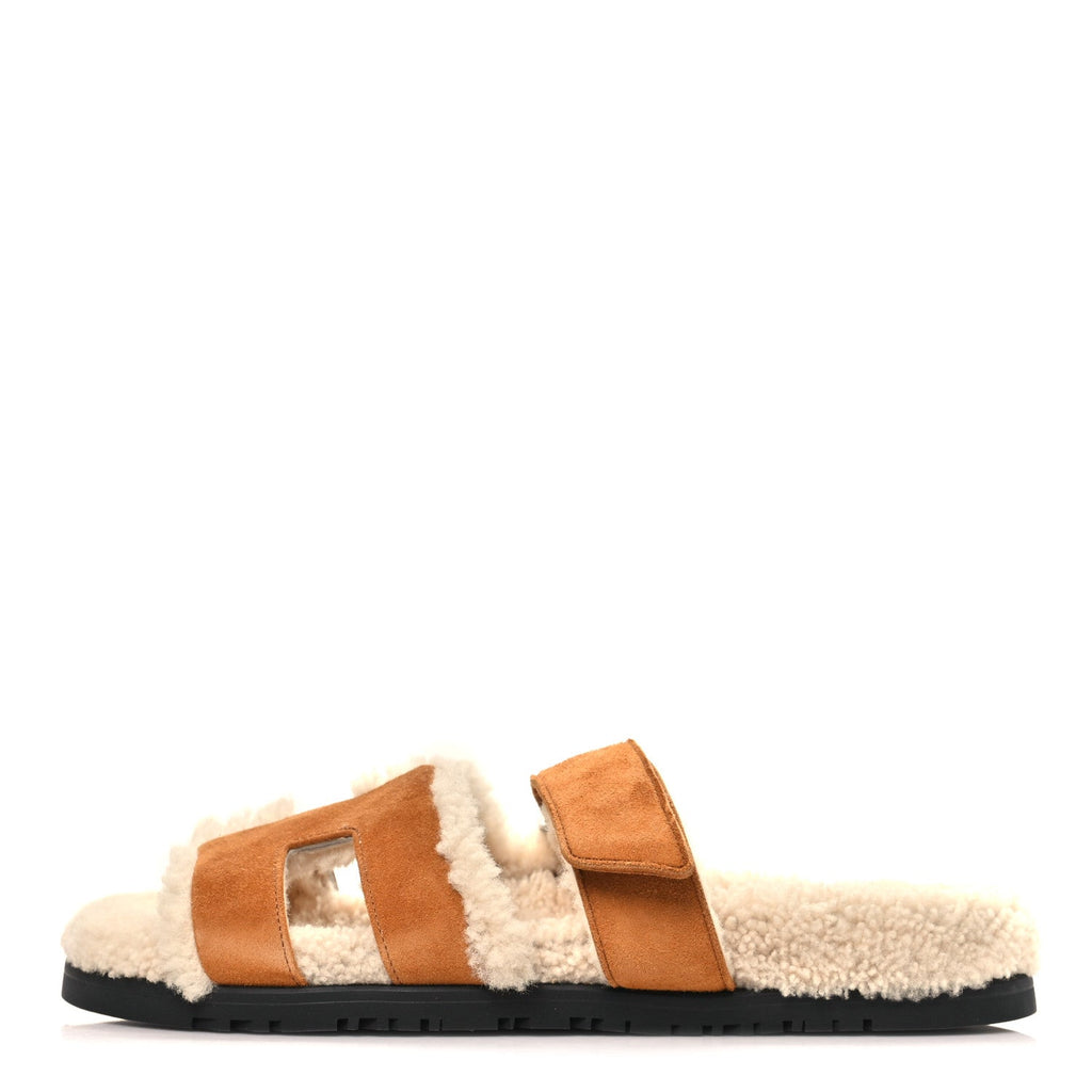 HERMES CHYPRE SANDALS NATUREL