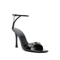 Givenchy Boudoir Bow Leather Sandals - Black