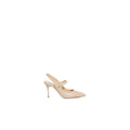 Manolo Blahnik Campariba Pointed Toe Mary Jane Pump - Nude/Beige