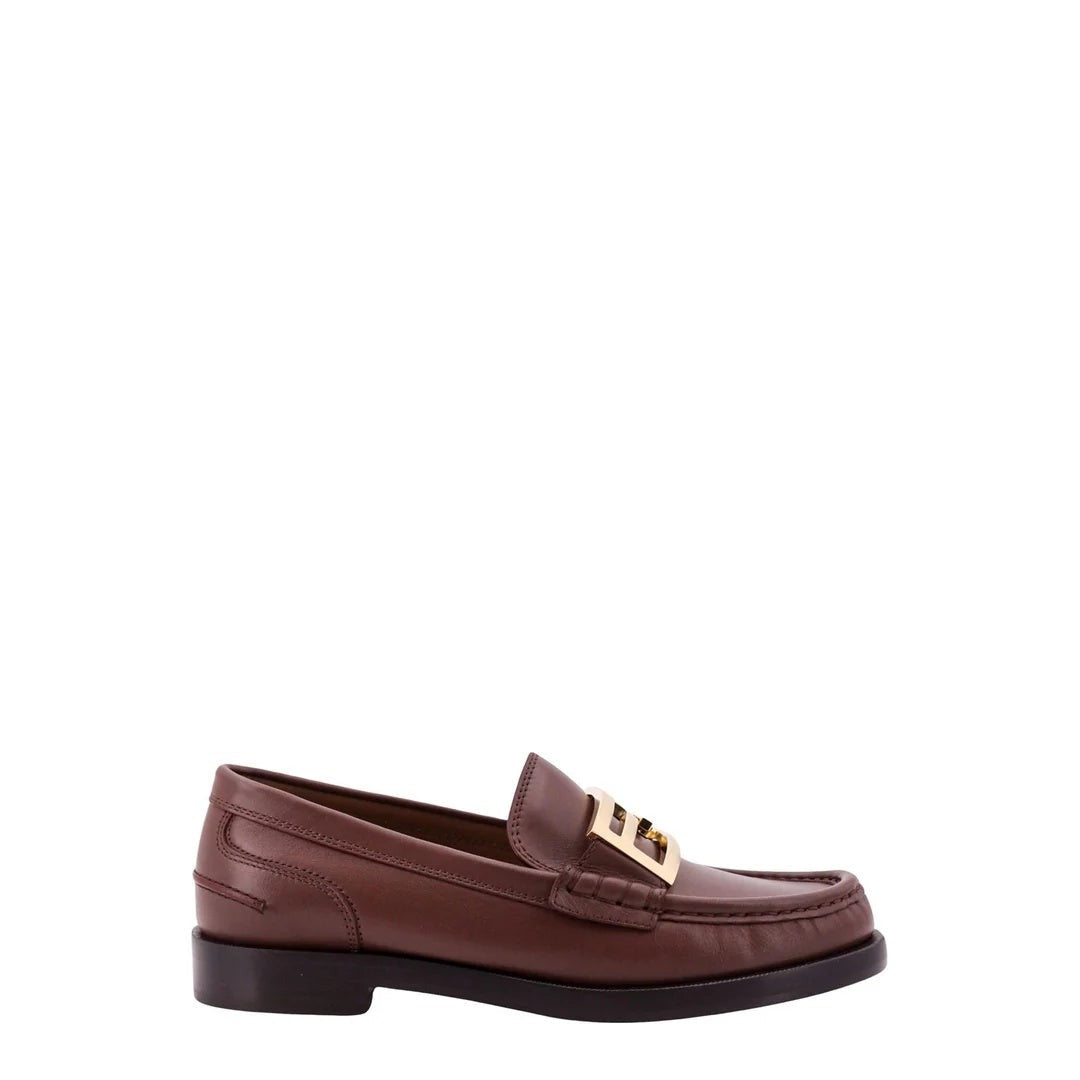 Fendi Mocassino Baguette Loafer - Brown FF Logo