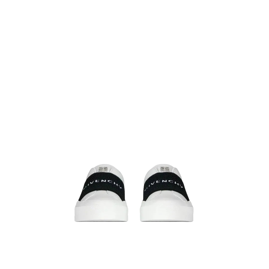 Givenchy Leather Slingbacks White - White/Black