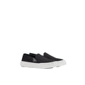 Prada Logo-Detail Slip-On Sneakers - Black/White