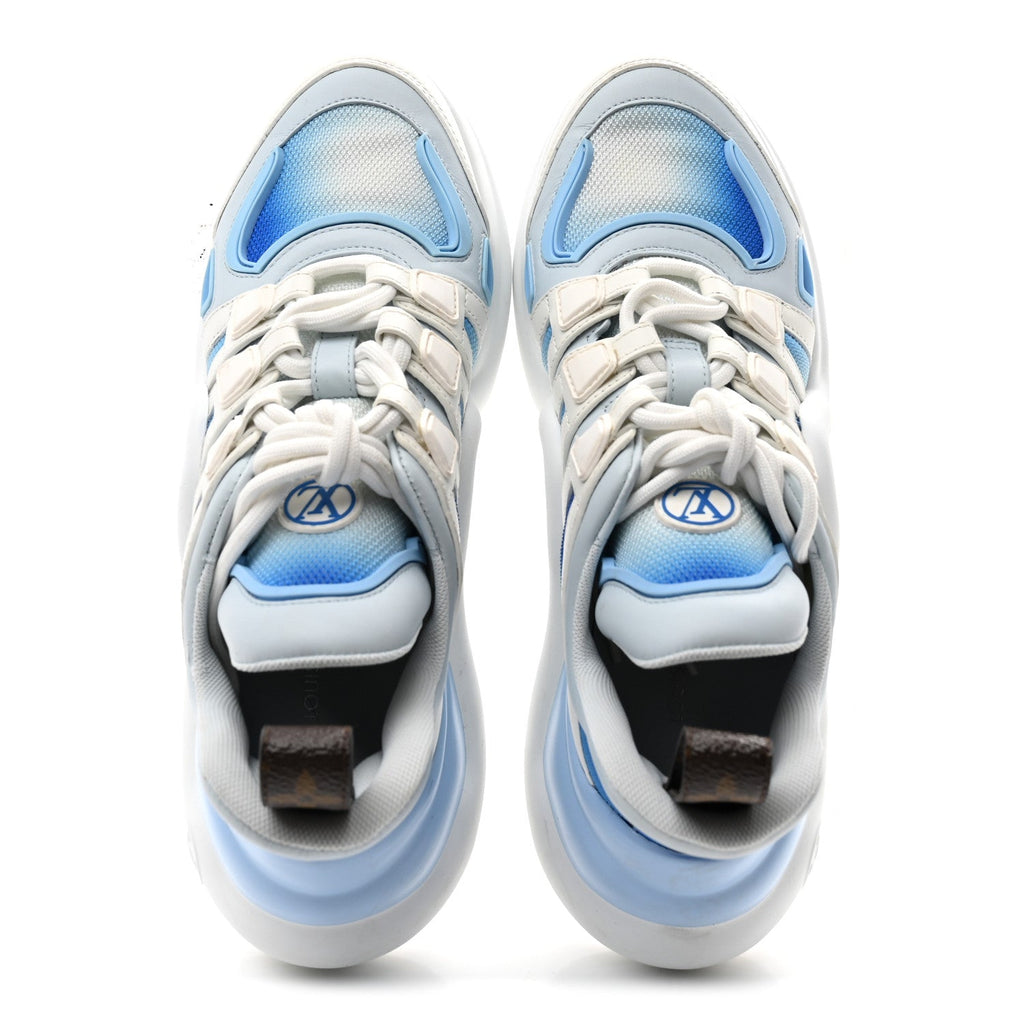 LOUIS VUITTON LV ARCHLIGHT GRADIENT SNEAKERS LIGHT BLUE