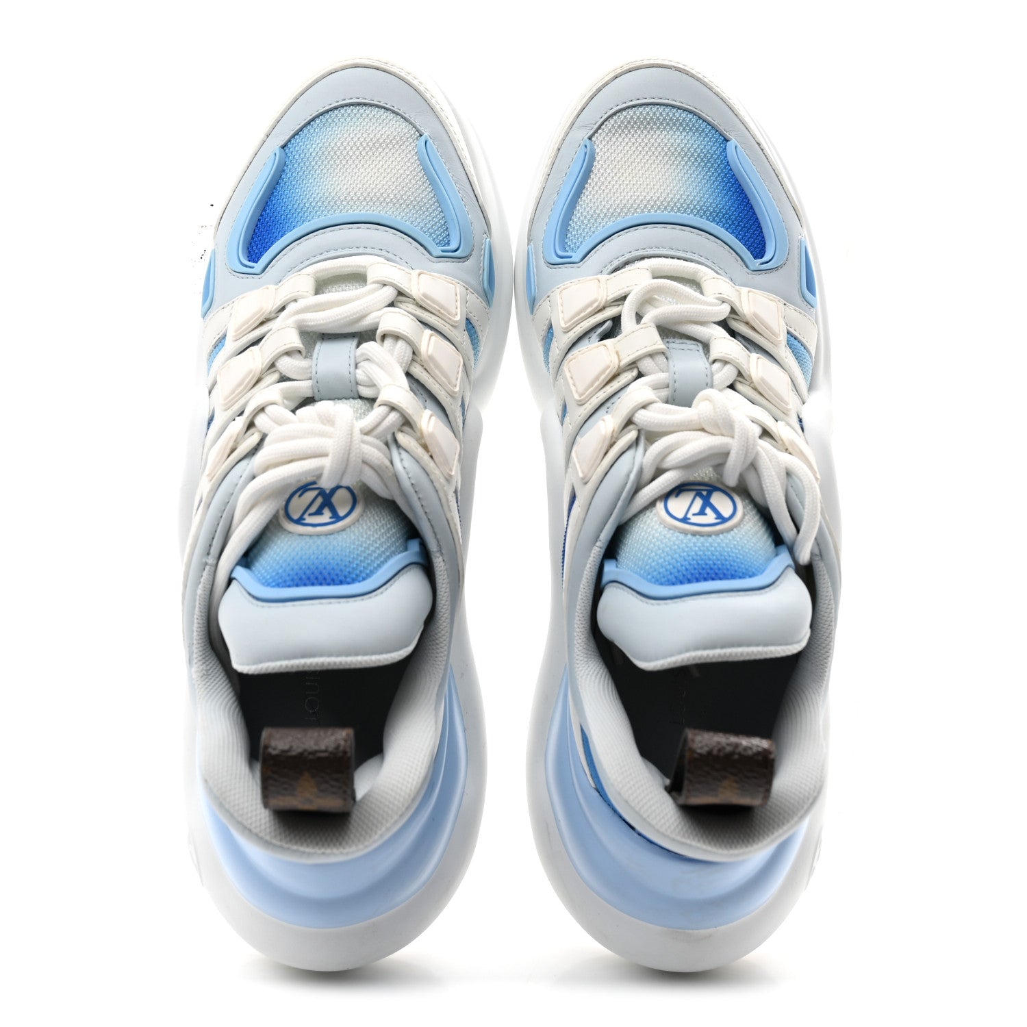 LOUIS VUITTON LV ARCHLIGHT GRADIENT SNEAKERS LIGHT BLUE
