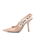 Christian Dior Patent Ribbon J'Adior Slingback 100mm Pump - Nude