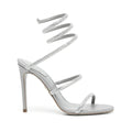 René Caovilla Cleo Rhinestone-Embellished Sandal - Silver