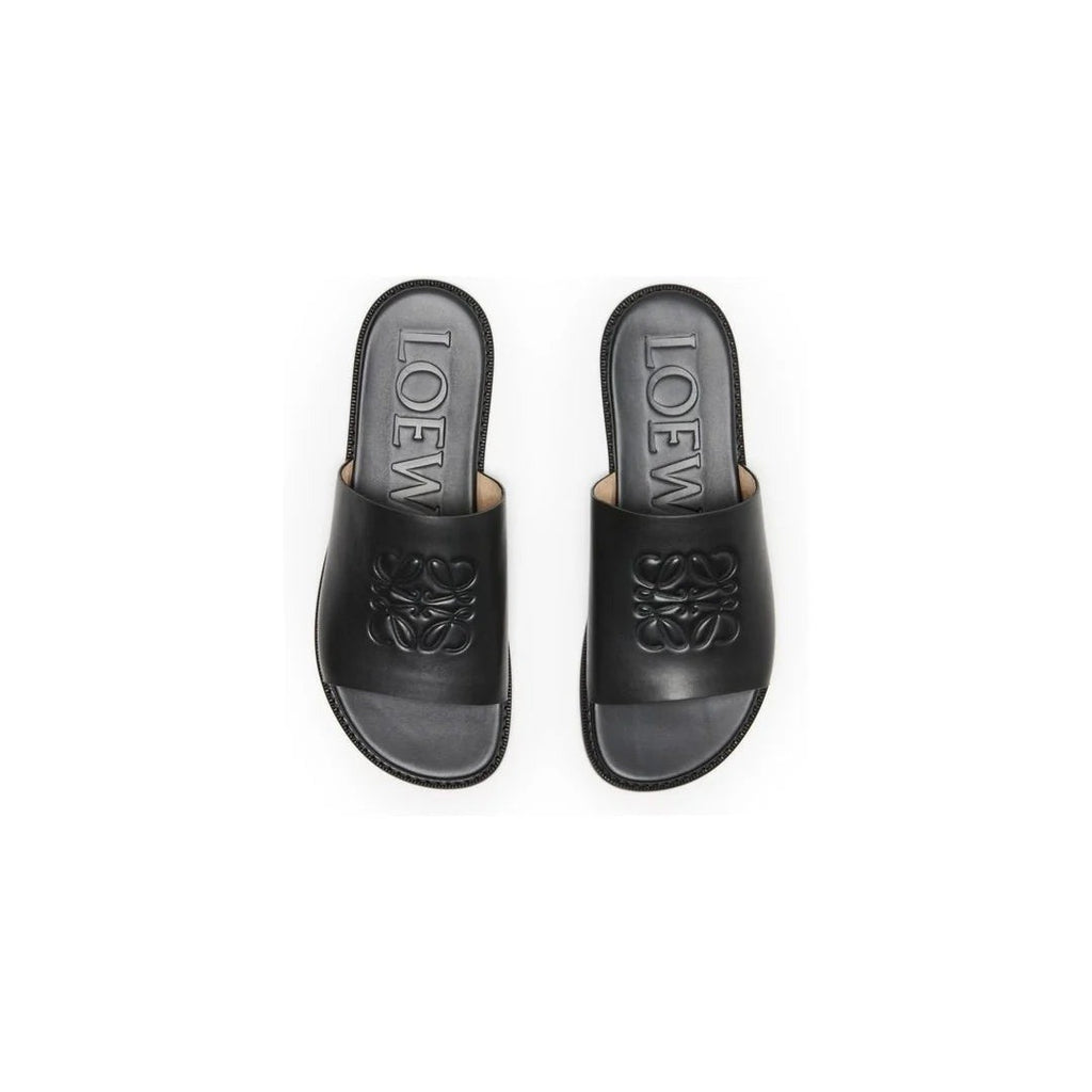 Loewe Sculptural Anagram Sandals - Black