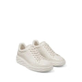Jimmy Choo Diamond Light Maxi Leather Sneakers - Cream/Beige