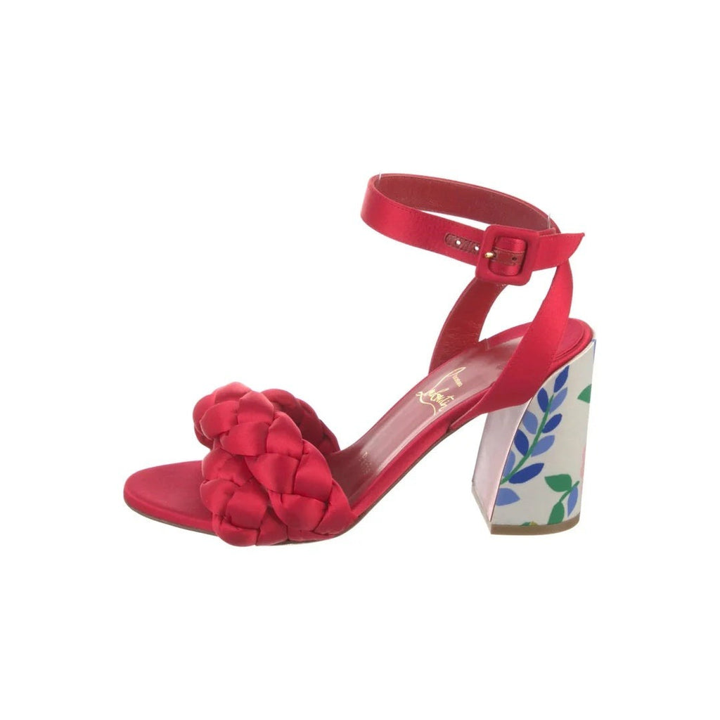 Givenchy Boudoir Bow Leather Sandals - Red