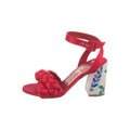 Givenchy Boudoir Bow Leather Sandals - Red