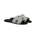 Hermès Oran Sandal - White/Black