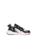 Fendi Wave Pulse Mixed-Media Low-Top Sneakers - Black/Pink