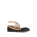 Valentino Garavani Ondette Rubber Ballerina - Black/Nude