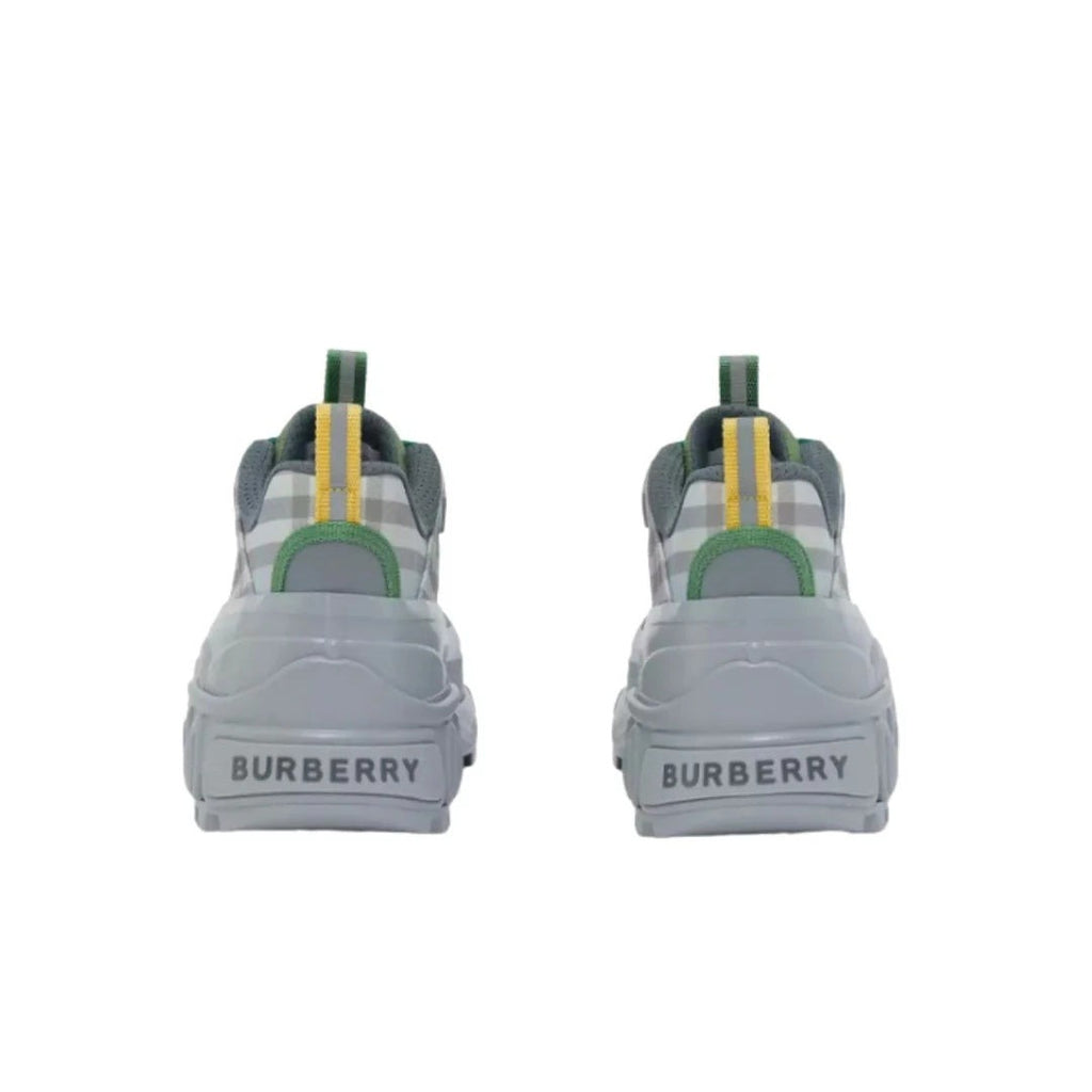 Burberry Leather Nylon Arthur Sneakers - Grey