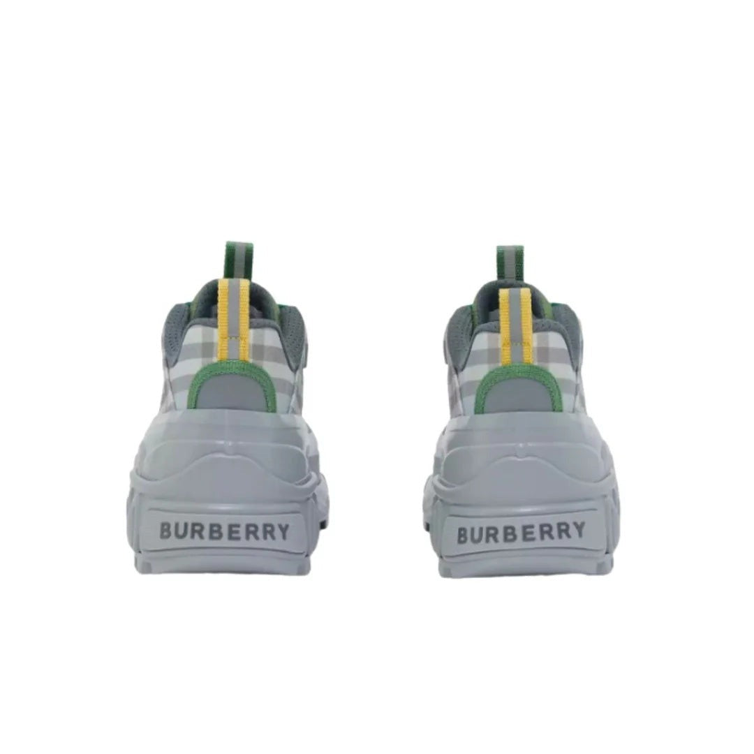 Burberry Leather Nylon Arthur Sneakers - Grey