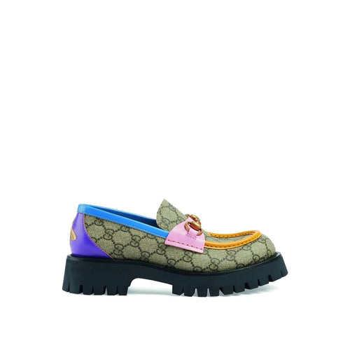 Gucci Flat Shoes Calf Leather/Leather Sole - Multicolor
