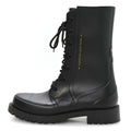 BURBERRY CHECK-PRINT RUBBER MARSH LOW BOOTS BLACK