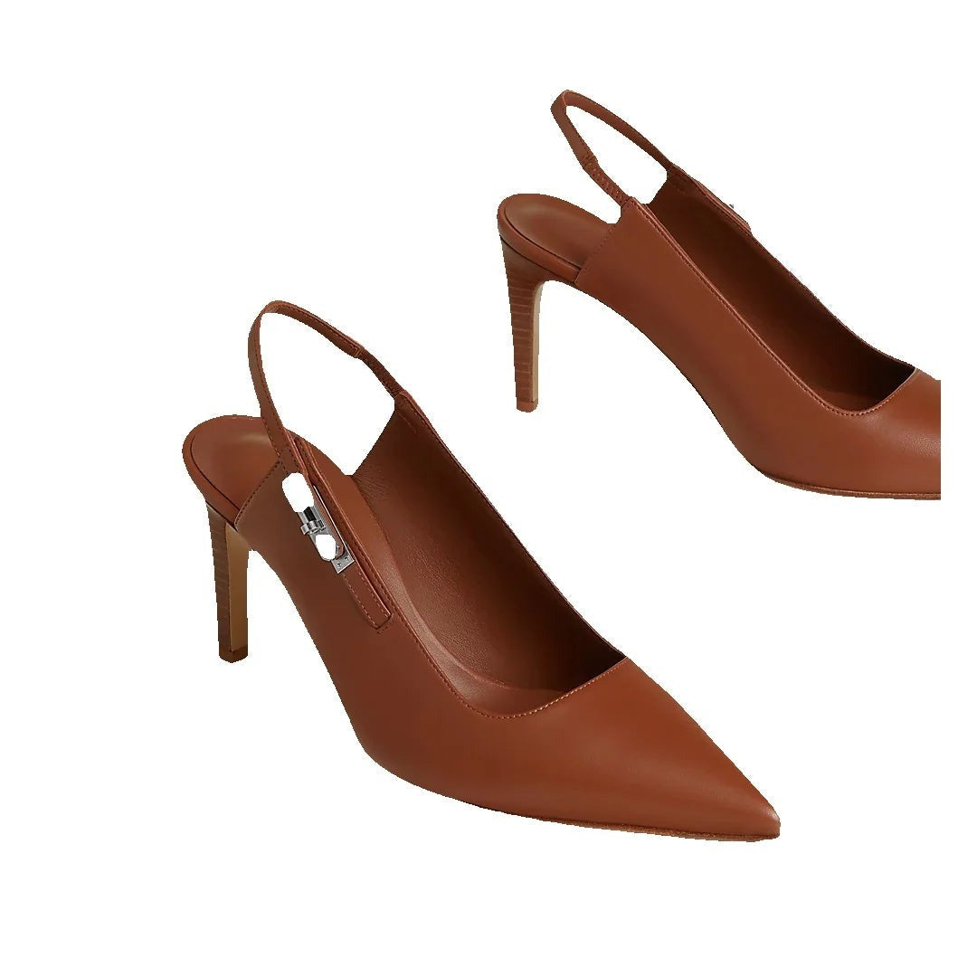 Hermès Lover 80 Pump Beige - Brown
